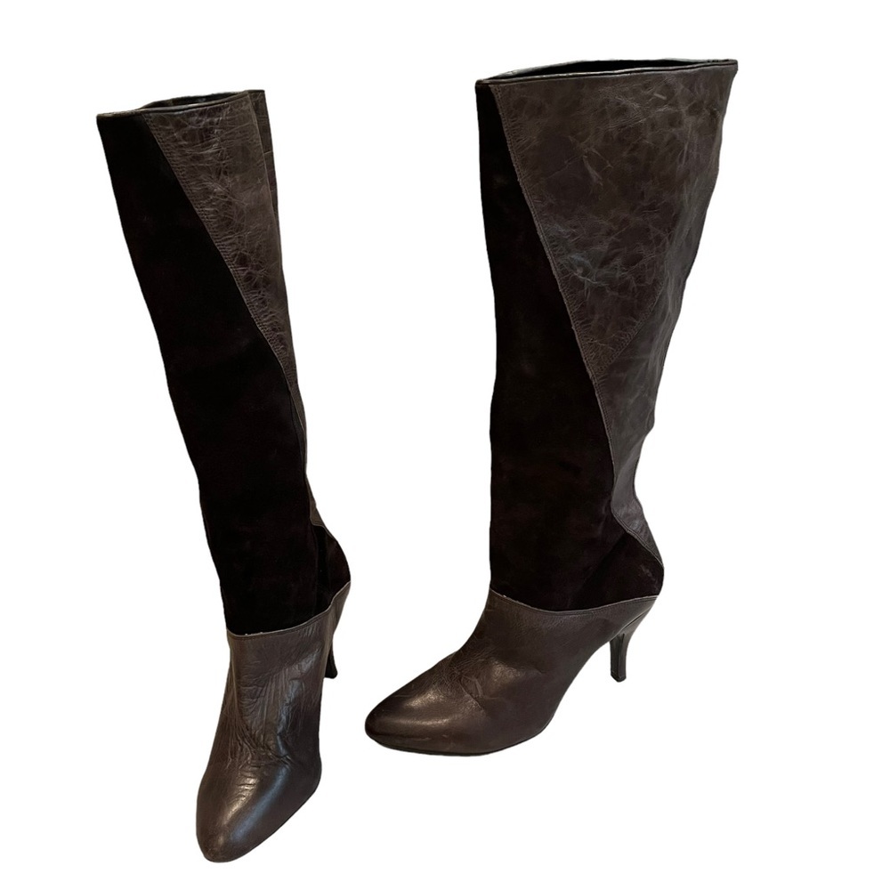 Gianni Bini Vintage Leather Knee High Boots - Picture 3 of 13